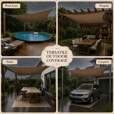 Voile d'ombrage imperméable Amgo