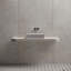 Évier vasque rectangulaire blanc mat 18 po x 14 po Monblari-120971973-131188101