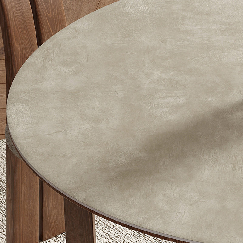 Table ronde simple de style français, H 29,53 po x L 53,15 po x l 53,15 po
