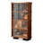 Nut-brown Solid  Wood Display Cases