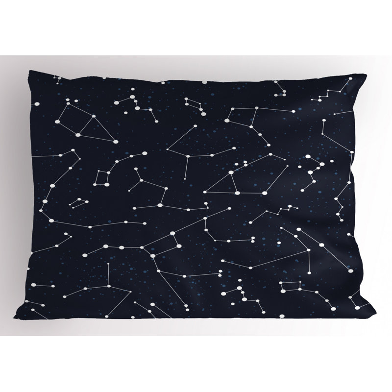 Star Polyester Sham Set, Twin