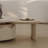 Modern simple cream style coffee table combination