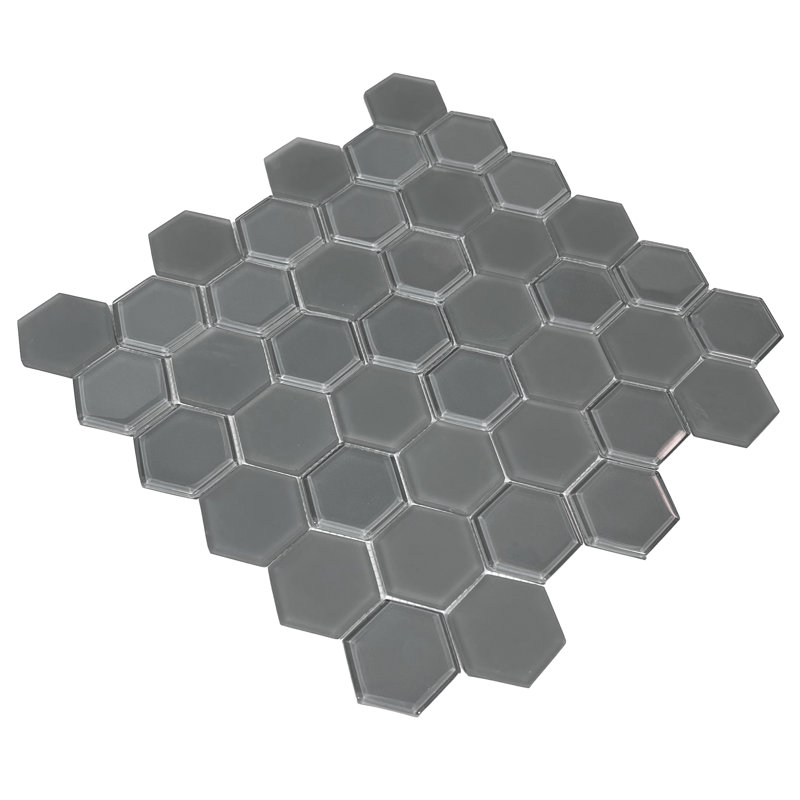 Glass Mosaic Wall & Floor Tile, Gray