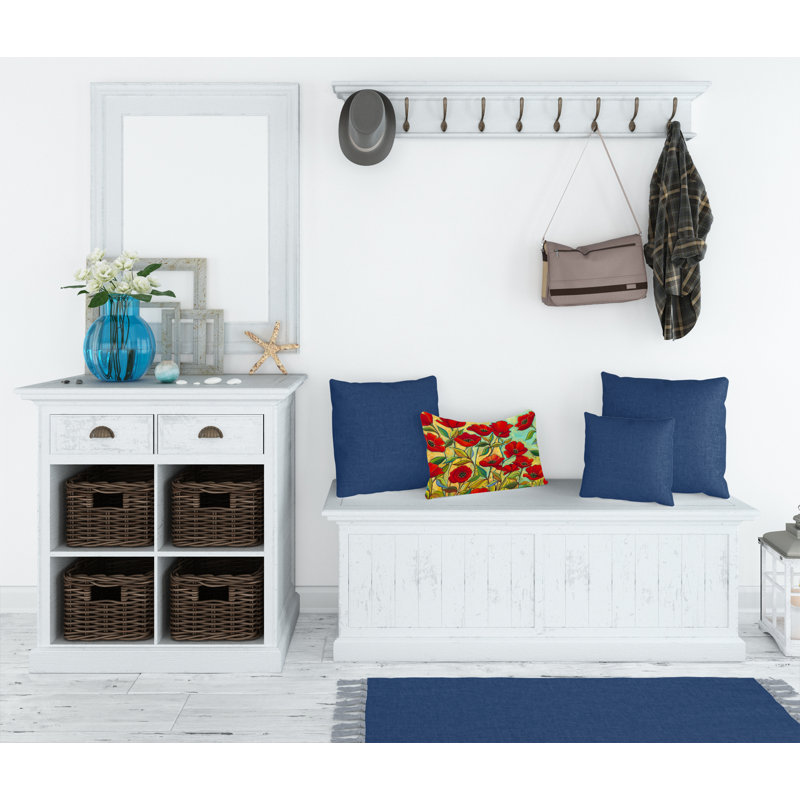  Housse et insert de coussin d'extérieur pour l'extérieur, Fleurs de coquelicots