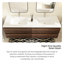 Ensemble de meuble-lavabo double 71 po Emit-1681667634