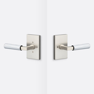 Levanto Privacy Rosette, Knurled Grip