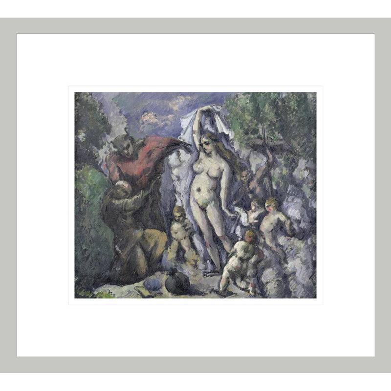 «The Temptation of St. Anthony» par Paul Cézanne, impression giclée encadrée, H 13,75 po x l 15,13 po