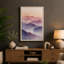 Mountains in Mist Scandinavian - Wrapped Canvas-1609222969-1609222975
