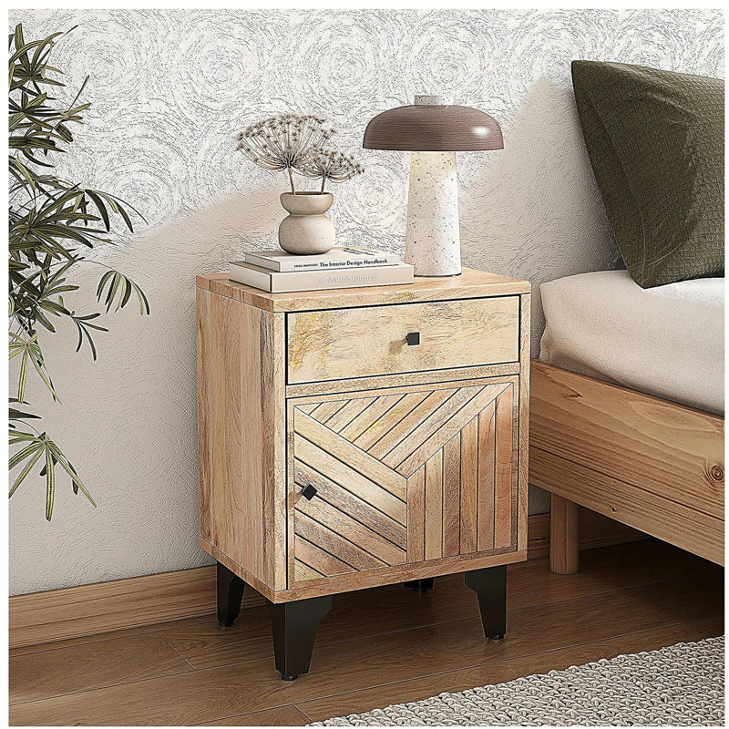Table de chevet en bois massif