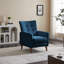 Fauteuil inclinable Amaurie Tacho avec dossier capitonné-1226636064