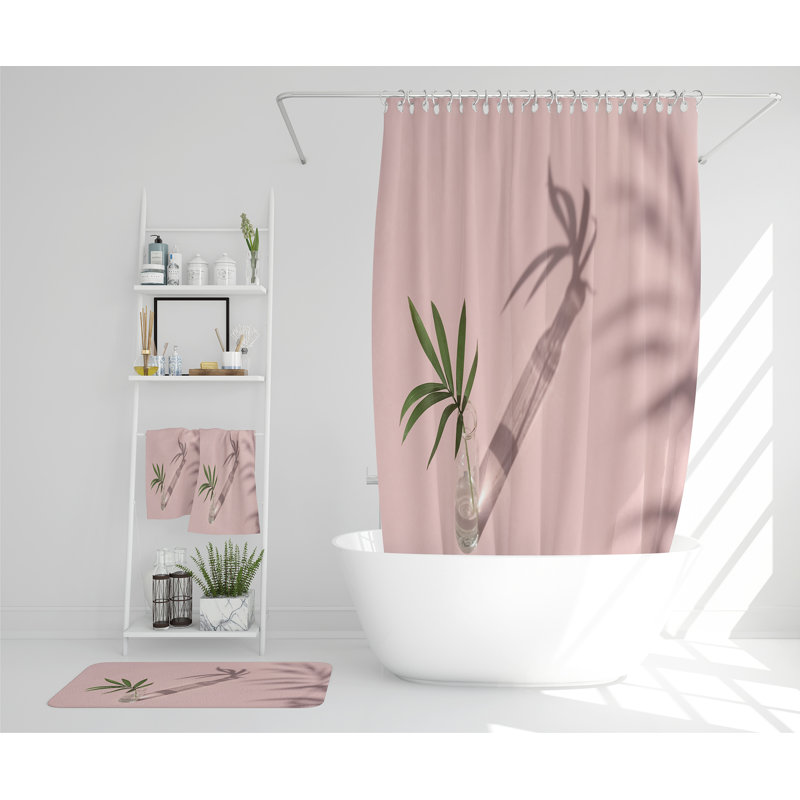 Nasma Polyester Shower Curtain Set