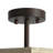 Luther Wood Semi Flush Mount