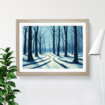 Joyous Winter Forest - Framed Print