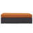 Convene Rectangle Outdoor Ottoman with Cushion-1584813196