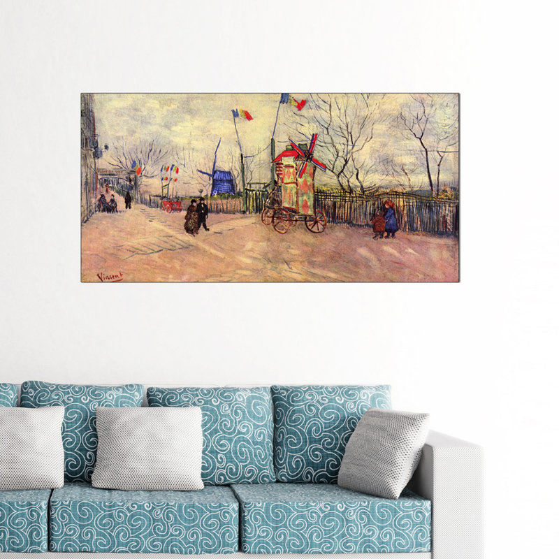 Vincent Van Gogh - Wrapped Canvas Print, 50cm H x 100cm W x 1.8cm D