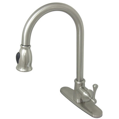 Robinet de cuisine à poignée simple pull down Vintage