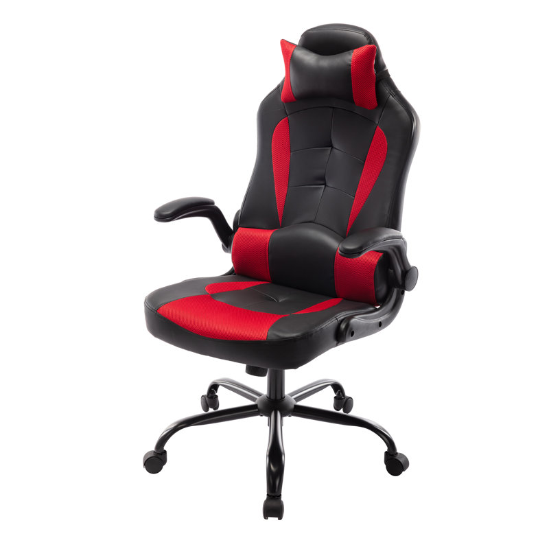 Fauteuil de jeu Meridian, Noir / Rouge