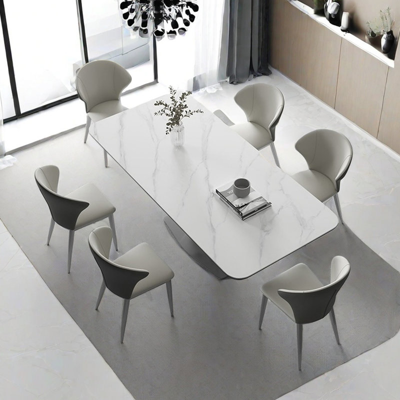 Ensembles de table de salle à manger modernes et simples de style italien