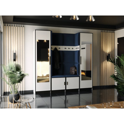 Aniseto 53.2 cm W Hallway Set with Storage Bench