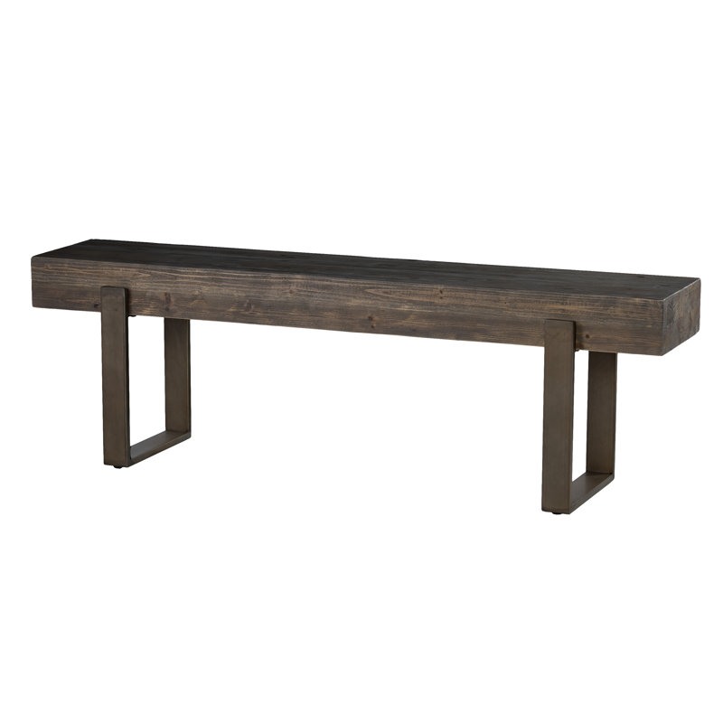 Banc industriel en bois récupéré Radabaugh