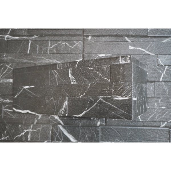 6" x 24" Flat Porcelain Stacked Stone Tile