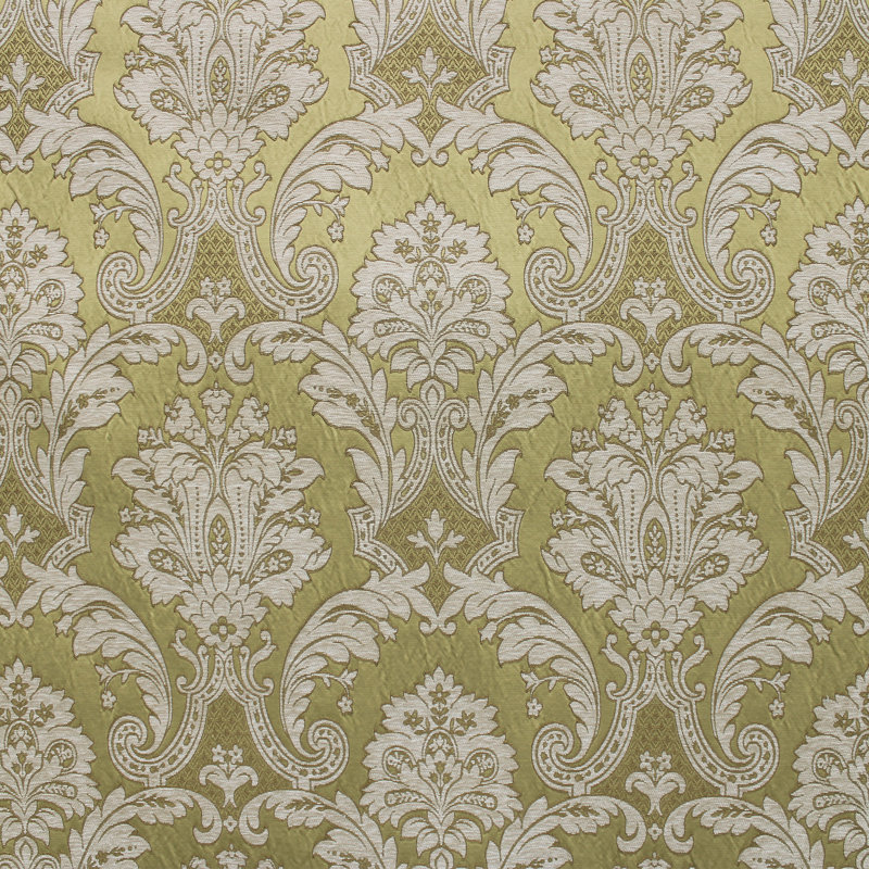  Tissu Evangeline | Tissu damassé traditionnel multicolore | Couleur or, Or