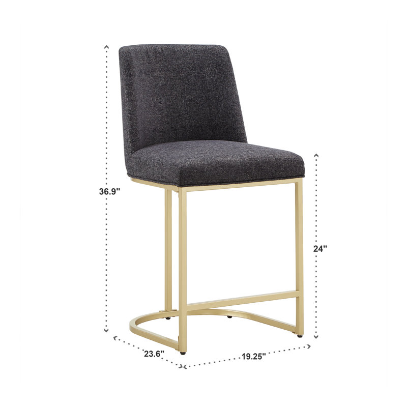 Tabouret de bar et de comptoir, Tabouret de comptoir (siège d'une hauteur de 24 p, Bruyère noire