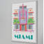 Miami Art Deco - impression d'art graphique-27088470-27059698