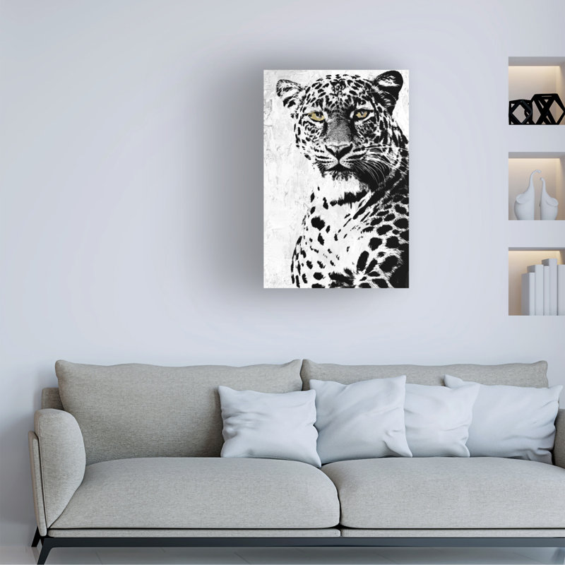 Sasha Big Cat Canvas Art, 19" H x 12" W