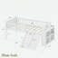 Lit en bois avec tablettes de rangement, rangement sous le lit, glissoire et échelle-1290263601