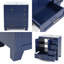 Meuble-lavabo 30 côtes bleu avec lavabo en céramique, tiroirs à fermeture en douceur et rangement multi-organisateurs - élégance sans effort-19693015