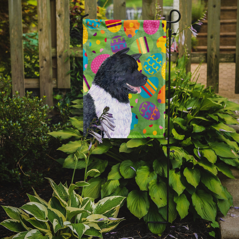 Drapeau de jardin Atara, Akita (noir et blanc)