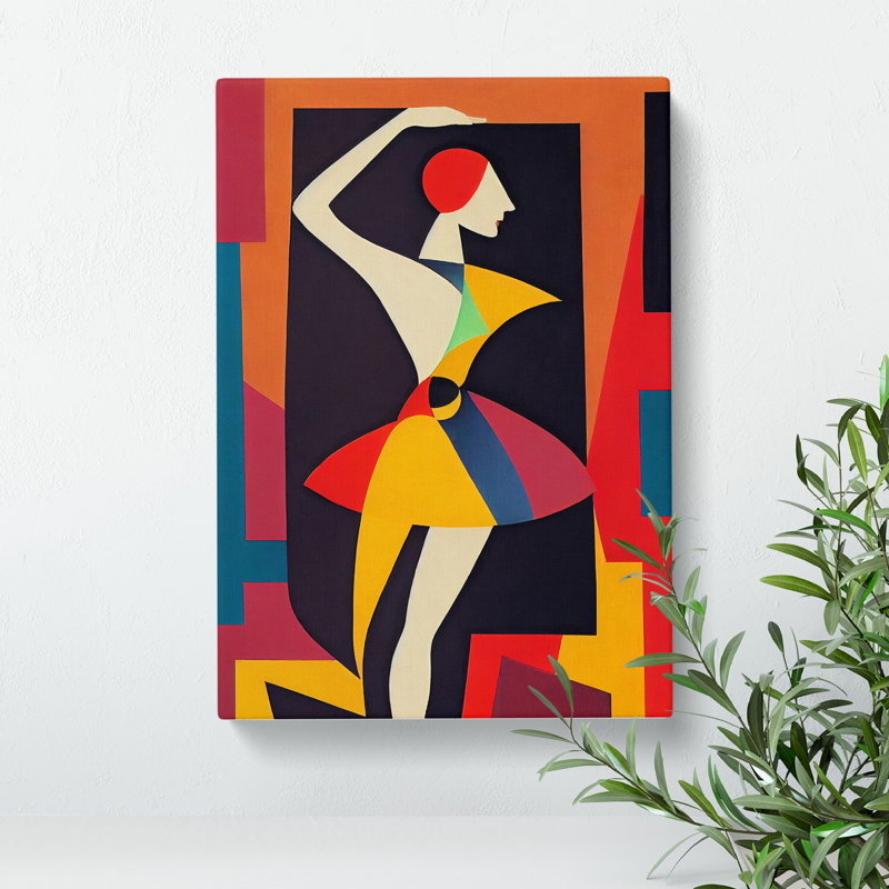 Ballerina No.3 - Wrapped Canvas Print, 50cm H x 35cm W