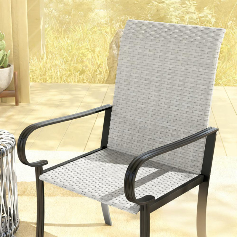 Chaises de salle à manger, Gris, 2