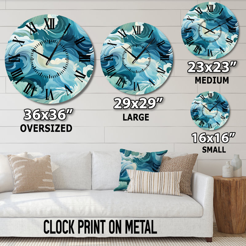 Horloge murale Ocean, Médium