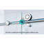 Porte de douche coulissante simple demi-cadre l 56 à 60 po x H 75 po, acier inoxydable 304 en chrome, verre trempé clair de 5/16 po (8 mm) de style GSCC