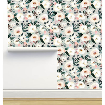 Crystal W Design Floral Roll