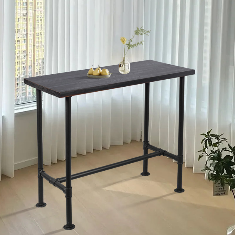 Table de salle à manger Winnipeg, Brun foncé, H 41,3 po x L 47,2 po x l 23,6 po