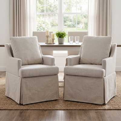 Fauteuil moderne avec 4 roulettes pour la salle à manger