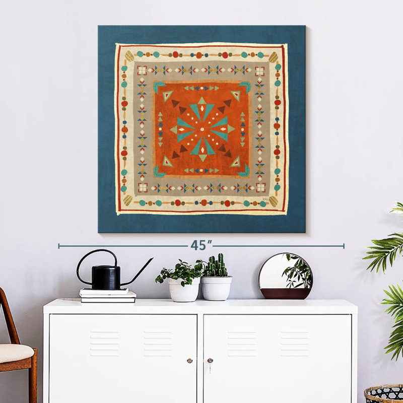 Lelar Southwest At Heart Tile V, 33" H x 33" W