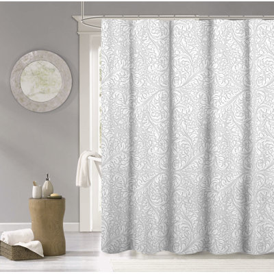 Rideau de douche damassé 100% coton Askia