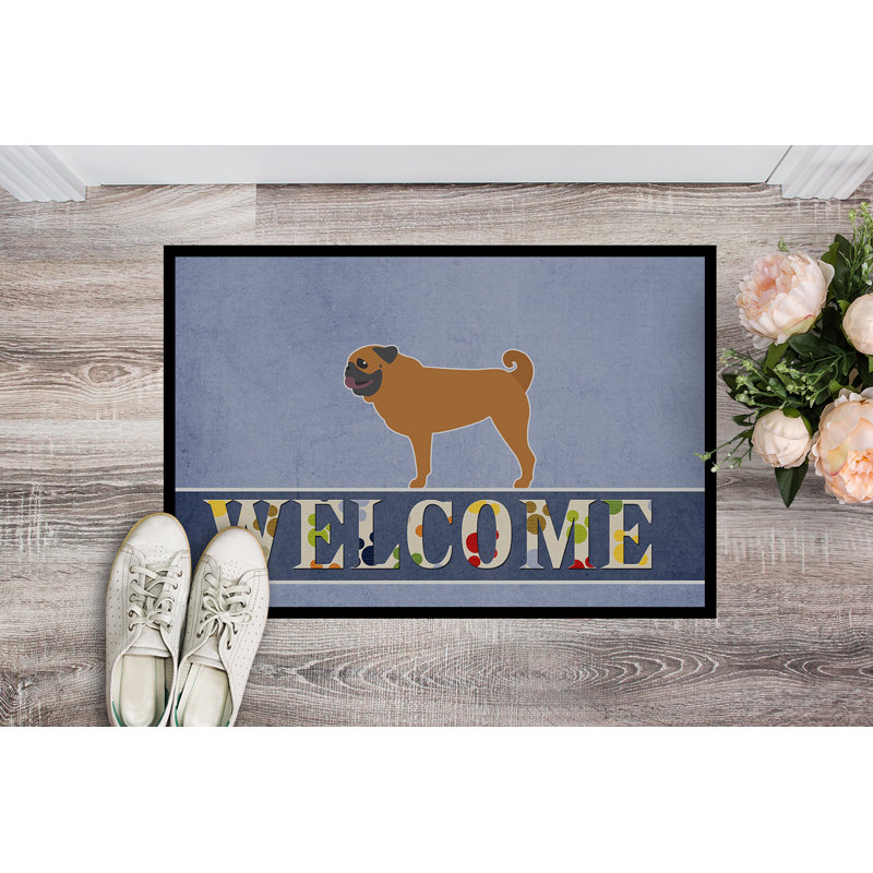 Non-Slip Outdoor Doormat, 27"