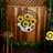 30"H Large Round Sunflowers in Garden Can Welcome Sign