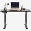 Bureau debout électrique noir et brun de 55 po x 24 po à hauteur réglable pour la maison et le bureau-1212070591-1212070598