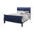 Charlston Full Bed With LED, A Stunning Blend Of Sleigh Bed Style, Panel Headboard, And Transitional Design For Ultimate Comfort And Modern Appeal.-1224540649