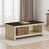 Plateau en noyer / Piètement beige sélectionné