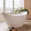 Robinet de baignoire circulaire à poignée simple-65166442