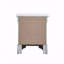 Table de chevet pour chambre à coucher Finition blanc perle-946862854