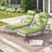 Northridge Sunbrella Outdoor 3'' Chaise Lounge Seat / Back Cushion-28452714