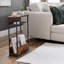 Alewine 3 Tier End Table Side Table Industrial Rustic Brown Living Room Bedroom Furniture